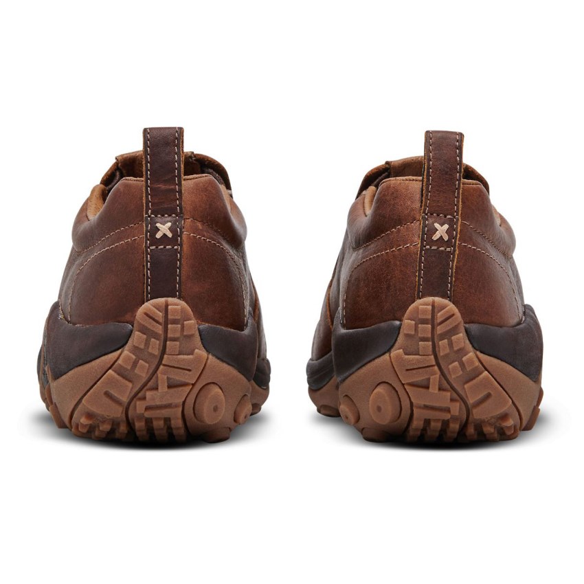 Chaussure Casual Merrell Jungle Moc Crafted Marron Foncé Homme | M.P.FDYZ